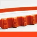 Rutschfeste Schneeketten 20 Stück Nylon-Bindegurte für Reifen Universell für PKW und SUV Orange Für Schnee und Eis 3