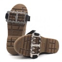 Rutschfeste Überzieher für Schuhe mit Metallspikes 10 x 5,2 cm Steigeisen unter dem Mittelfuß mit Klettverschluss 1 Paar für Eis und Schnee 3
