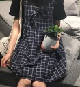 Ruudullinen olkainmekko 7