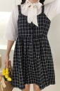 Ruudullinen olkainmekko 4