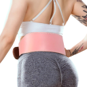 Růžový kožený opasek vel. L 115 x 10,5 cm pro obvod pasu 85–95 cm, dámský vzpěračský pás na silový trénink, powerlifting a CrossFit 6