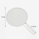 RVS deksel tegen oliespatten 33 cm Fijn RVS gaas met lange steel 16,5 cm voor pannen en potten 2