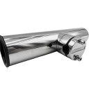RVS houder voor visstok met in de grond stekende standaard 23 cm duurzame constructie zilver visaccessoires voor vissen vanaf de oever 3