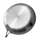 RVS pan 26 cm Antiaanbaklaag Geen chemische coating Voor het bakken van steaks Geschikt voor inductie en gas Duurzame keukenpan 2