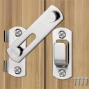 RVS petlice 7 x 4,9 x 0,7 cm Deur veiligheidsvergrendeling van roestvrij staal voor kastdeuren meubilair 2