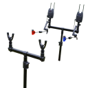 Rybářská sada Hirisi s taškou 20 × 33 × 10 cm hrazdy 25 a 30 cm vidličky 30–45 cm černý stojan na pruty pro rybaření 2