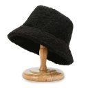 Rybársky klobúk z 100% polyesteru Obojstranný zimný unisex bucket hat Štýlová pokrývka hlavy Mäkky a hrejivý vzhľad Klobúk 56–58 cm Jeseň Zima 2