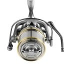Rybářský naviják 14000 s převodem 4,8:1 a 17+1 ložisky Velkokapacitní cívka o průměru 78 mm Přední brzda Spinningový naviják na dlouhý hod 3