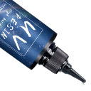 Rychleschnoucí UV pryskyřičné lepidlo 20 g s mini UV lampou Průhledná pryskyřice na šperky Dekorace DIY tvorbu Vytvrzování Fialová LED baterka 2