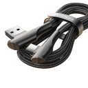 Rychlonabíjecí kabel 3A USB A na USB C 2 m s dvojitým úhlem 90° datový kabel 480 Mbps QC 3.0 USB nabíjení mobilní telefon 3