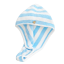 Rýchloschnúci uterákový turban na vlasy Uterák na vlasy Pruhovaný turban na vlasy 65 x 25 cm 5
