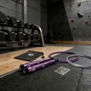 Rýchlostná švihadlo s oceľovým lankom 3 m Hliníkové rukoväte 16,8 cm s ložiskami Náhradné lanko a vak Na crossfit a kardio 29
