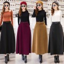 S saia longa feminina com cintura alta A1583 2