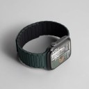 S10 42 mm-es Szilikon Szíj Apple Watch-hoz Magnetikus Záródás Kompatibilis 38 40 41 42 mm Series 1–10 SE SE 2 Kényelmes Szíj 10