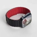 S10 42 mm-es Szilikon Szíj Apple Watch-hoz Magnetikus Záródás Kompatibilis 38 40 41 42 mm Series 1–10 SE SE 2 Kényelmes Szíj 7