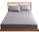 Sábana elástica 200x220x30 cm 100% algodón Sábana elástica para cama Colchón Transpirable Suave al tacto Sueño confortable 1
