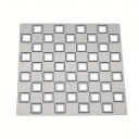 Șablon de tăiere din oțel cu model șah 8 x 8 cm șablon metalic pătratul grilaj pentru scrapbooking fabricarea felicitărilor decorațiuni 1