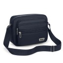 Sac à bandoulière pour homme à grande capacité Sac à dos en nylon imperméable Sac à dos de travail durable à plusieurs poches pour les affaires 3