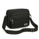 Sac à bandoulière pour homme à grande capacité Sac à dos en nylon imperméable Sac à dos de travail durable à plusieurs poches pour les affaires 2