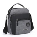 Sac à bandoulière pour hommes étanche à grande capacité Sac à dos d'entreprise résistant avec plusieurs poches Sac de travail multifonctionnel 3