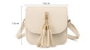 Sac à bandoulière stylé pour femmes - Crème 5