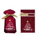 Sac à cadeaux de Noël 23 x 15 cm 5 pcs 10