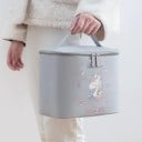 Sac à cosmétiques pour femmes en forme d'étui avec poignée 20 x 16 x 24 cm Fermeture éclair tout autour du couvercle Impression illustrée 5