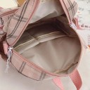 Sac à dos à carreaux pour femmes E888 3