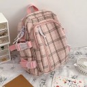Sac à dos à carreaux pour femmes E888 4