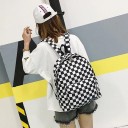Sac à dos à carreaux pour femmes 2
