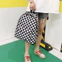 Sac à dos à carreaux pour femmes 4