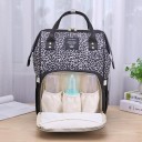 Sac à dos de maternité avec motif léopard 2