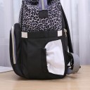 Sac à dos de maternité avec motif léopard 5