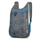 Sac à dos de sport pliable 39 x 14 x 27 cm 20 l Sac à dos léger en nylon imperméable avec mini pochette pour la randonnée, les voyages et le camping 10