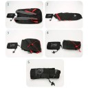 Sac à dos de sport pliable 39 x 14 x 27 cm 20 l Sac à dos léger en nylon imperméable avec mini pochette pour la randonnée, les voyages et le camping 3