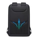Sac à dos de travail pour ordinateur portable 29 x 17 x 47 cm 20 - 35 l Sac à dos imperméable rembourré avec chargement USB à fermeture éclair 3