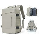 Sac à dos de voyage en nylon imperméable 40 x 20 x 25 cm Poche étanche Poche latérale pour bouteille Double zip Bagage à main Sac à dos de cabine 8