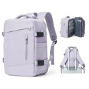 Sac à dos de voyage en nylon imperméable 40 x 20 x 25 cm Poche étanche Poche latérale pour bouteille Double zip Bagage à main Sac à dos de cabine 6