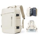 Sac à dos de voyage en nylon imperméable 40 x 20 x 25 cm Poche étanche Poche latérale pour bouteille Double zip Bagage à main Sac 7