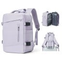 Sac à dos de voyage en nylon imperméable 40 x 20 x 25 cm Poche étanche Poche latérale pour bouteille Double zip Bagage à main Sac 6