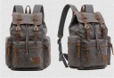Sac à dos de voyage en toile avec cuir J3087 17