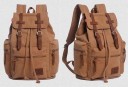 Sac à dos de voyage en toile avec cuir J3087 22