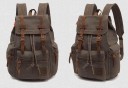 Sac à dos de voyage en toile avec cuir J3087 21