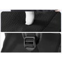 Sac à dos de voyage pour ordinateur portable 15,6 pouces Rolltop avec extension de volume 20-25 l Oxford imperméable 28 x 15 x 50 cm 9