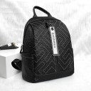 Sac à dos en cuir pour femme E805 2