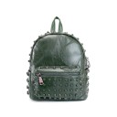Sac à dos en cuir pour femme E876 4