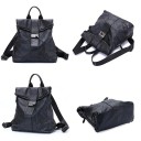 Sac à dos en cuir pour femmes E659 4