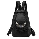 Sac à dos en cuir pour femmes E923 4