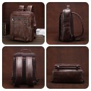 Sac à dos en cuir pour homme E1156 3