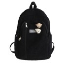 Sac à dos en velours côtelé pour femmes E889 3